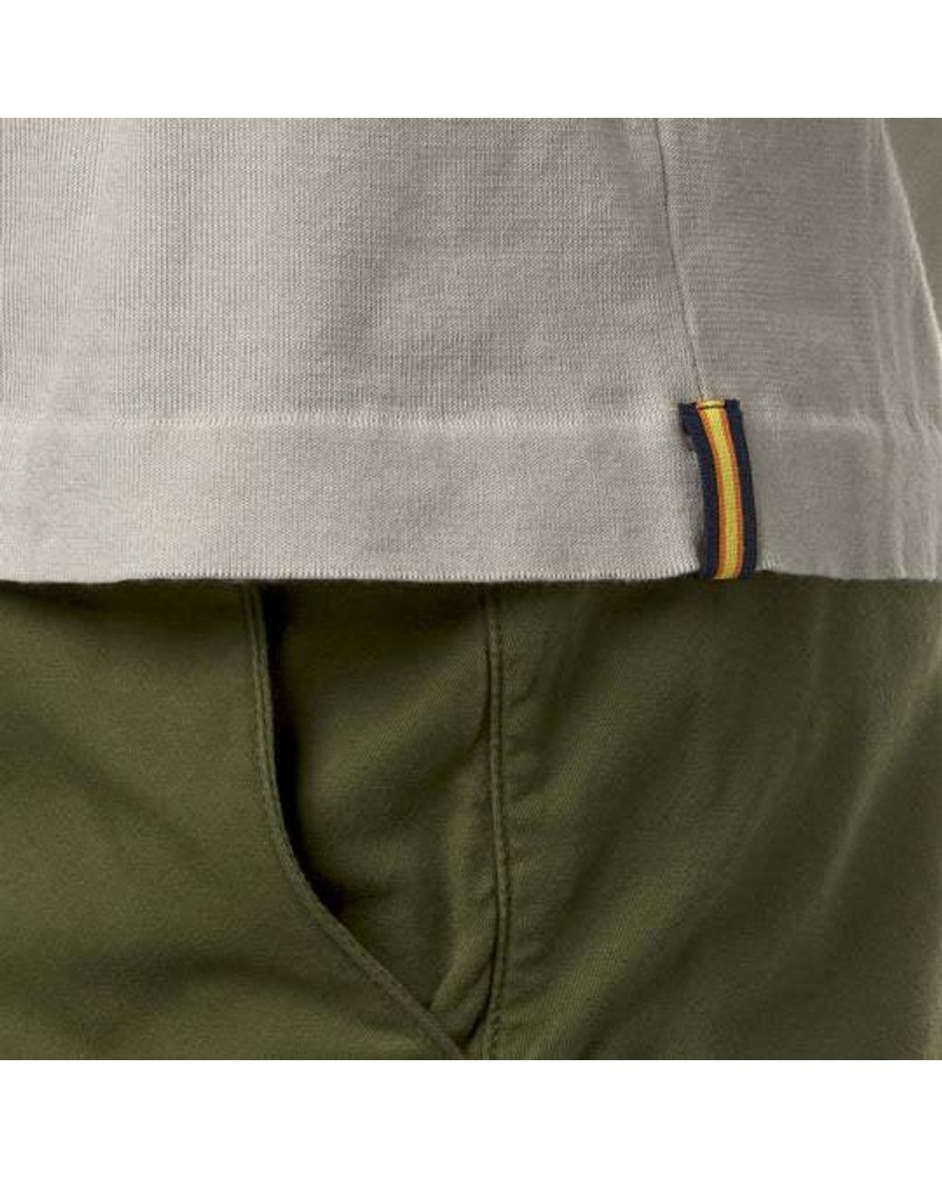 K-Way Natural Pleyne Knitted Polo Shirt for men