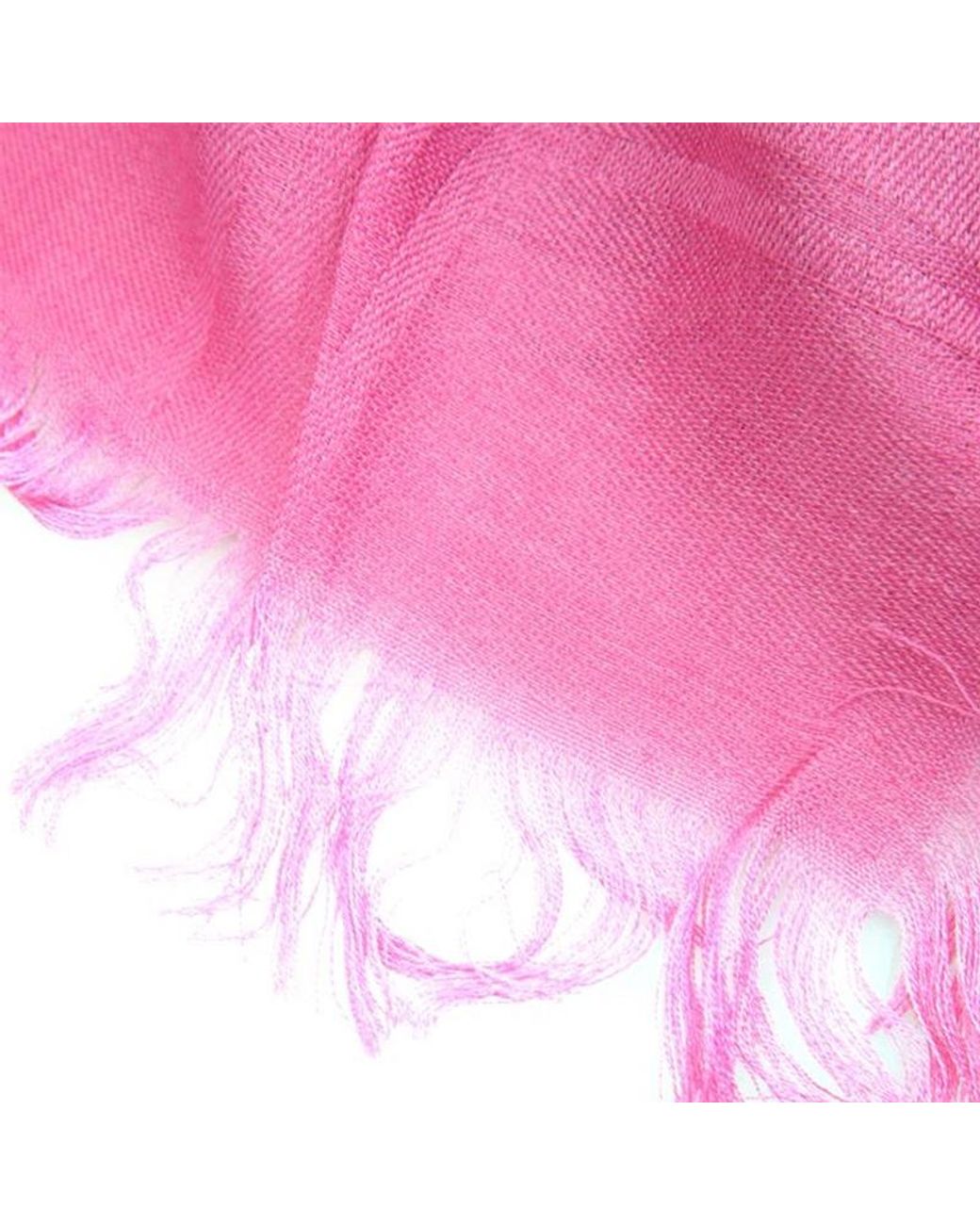Gucci Pink Logo Tassel Scarf