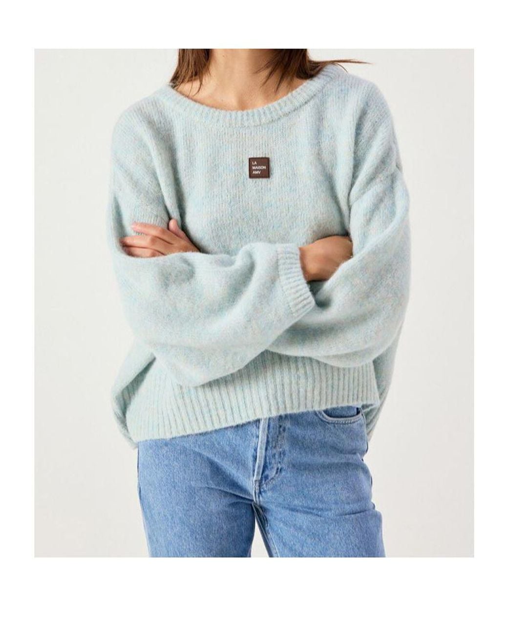 American Vintage Blue East Knitted Sweater