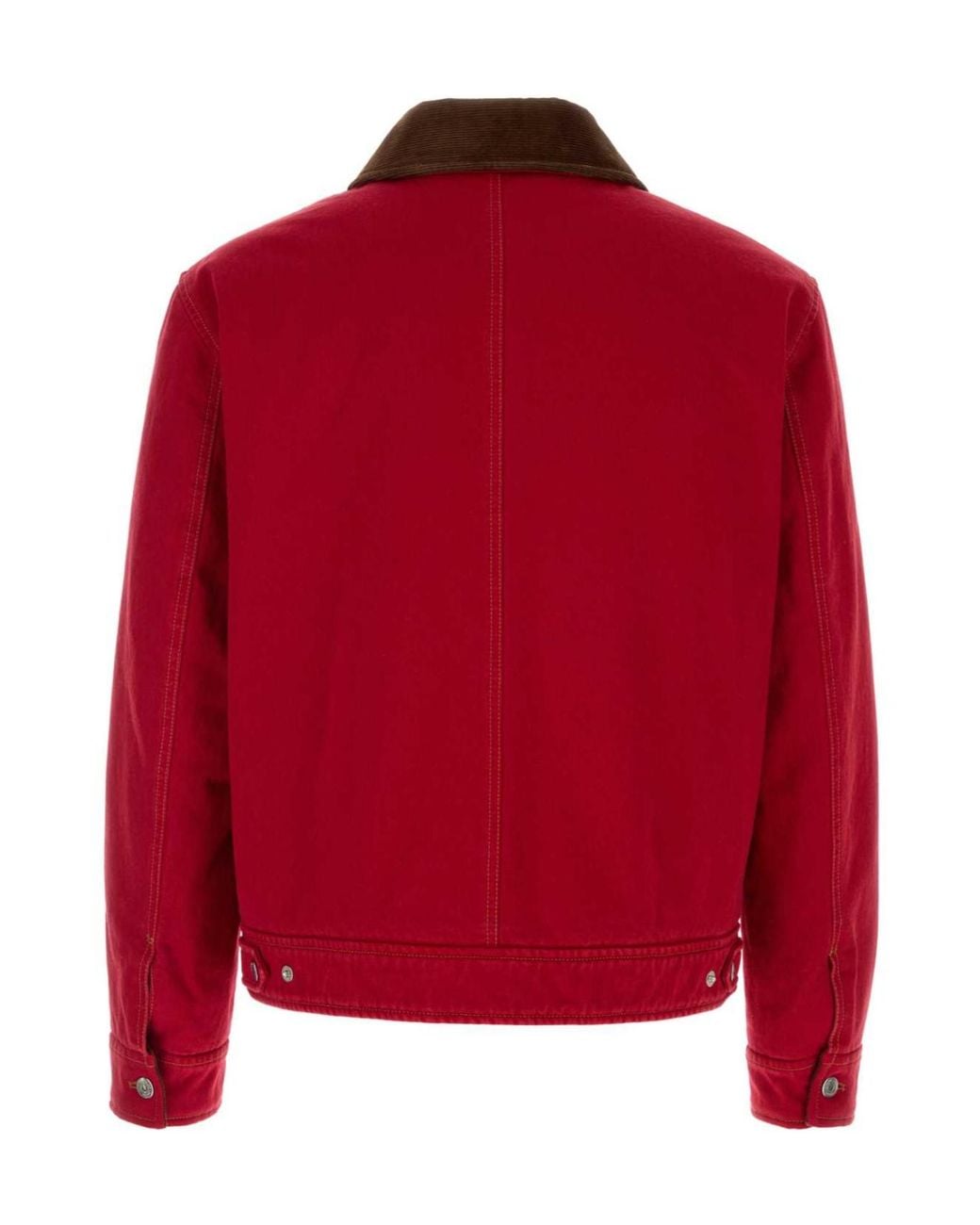AMI Red Ami Ami De Coeur Zipped Jacket for men