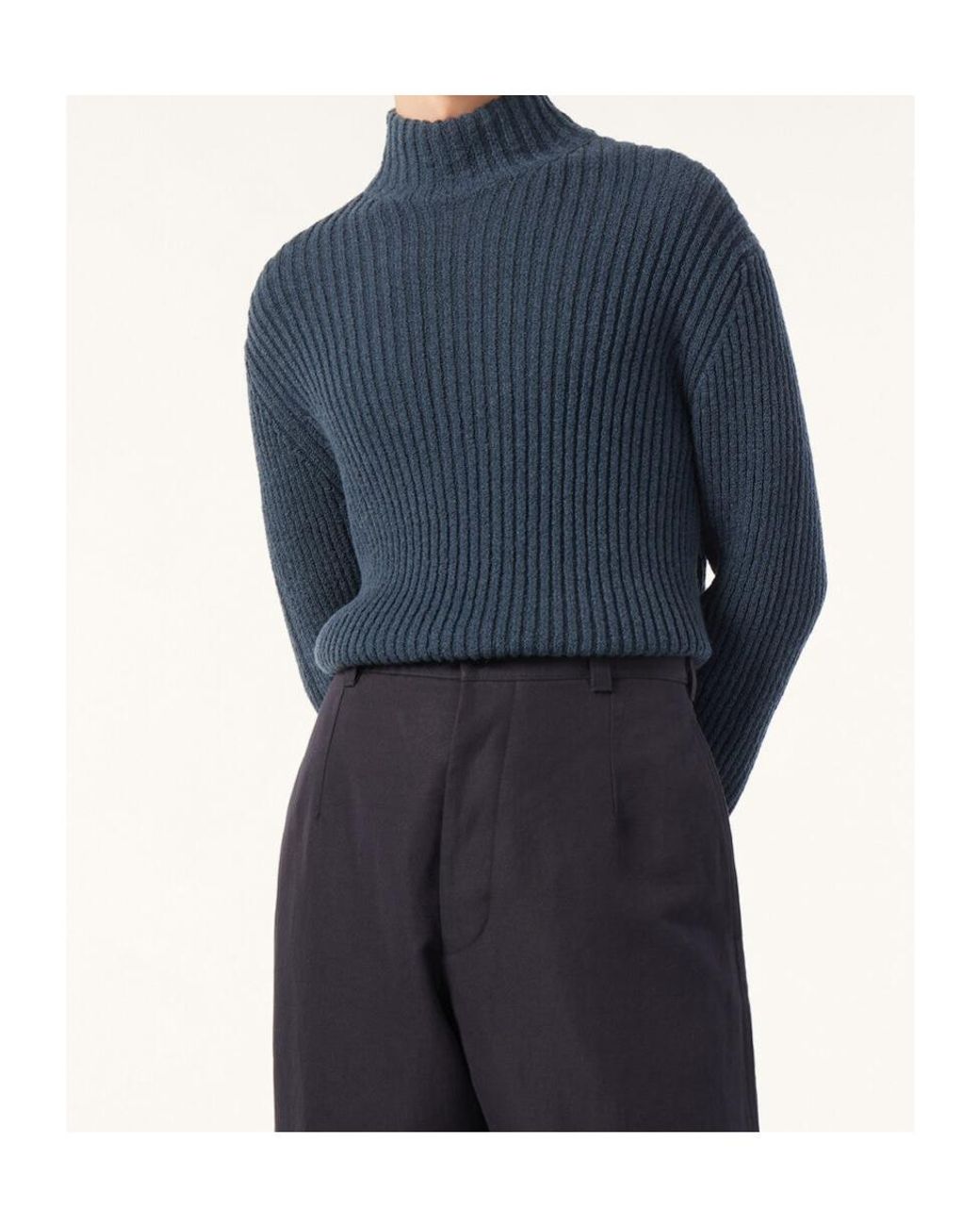 Loro Piana Blue Hampi Sweater for men