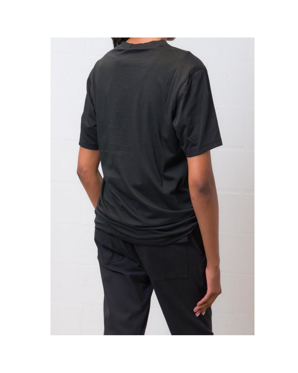 James Perse Black V-Neck T-Shirt