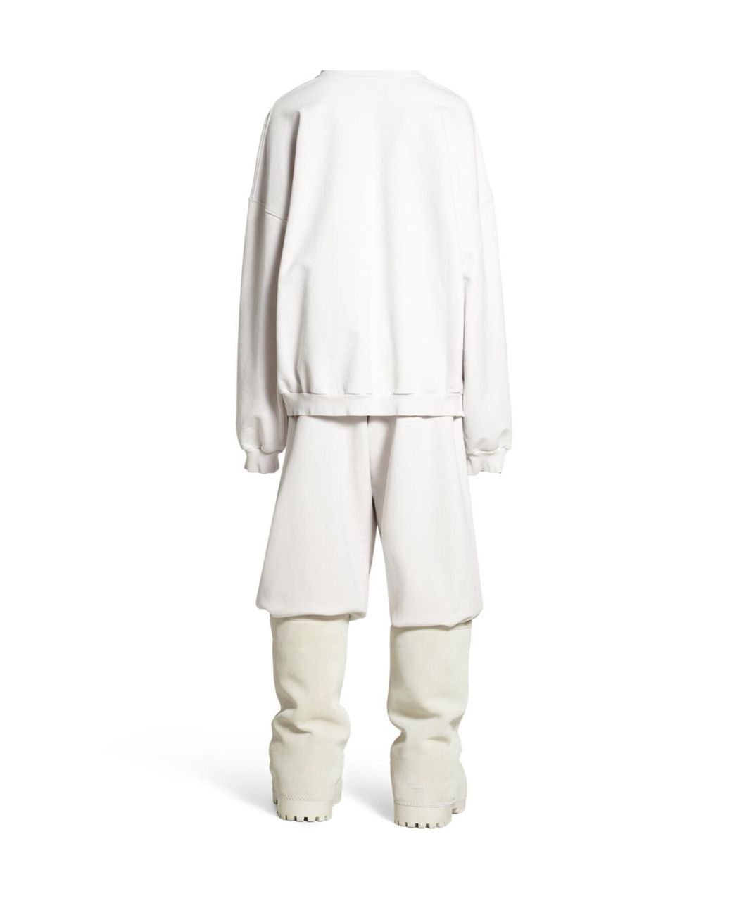 Balenciaga White Beverly Hills Oversized Hoodie