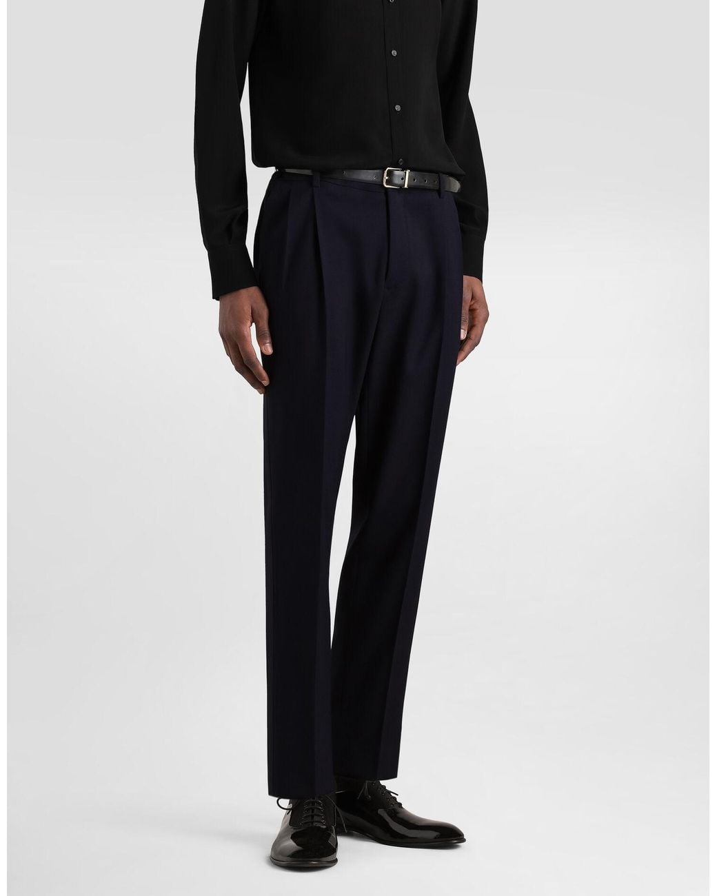 Dolce & Gabbana Black Single-Breasted Tuxedo Sicilia Light Suit for men