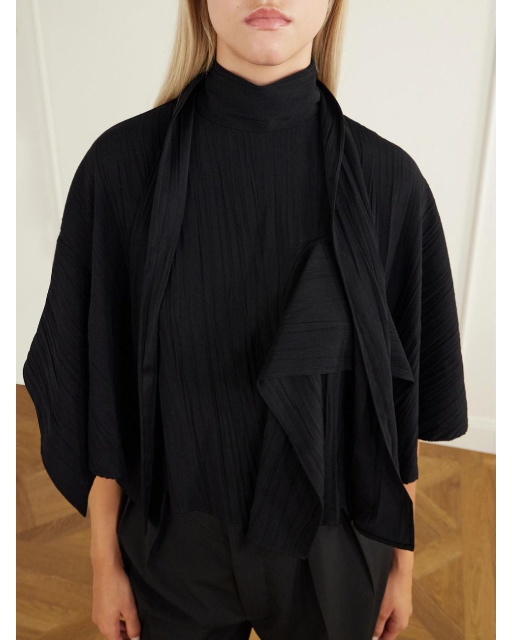 Tibi Blue Light Top