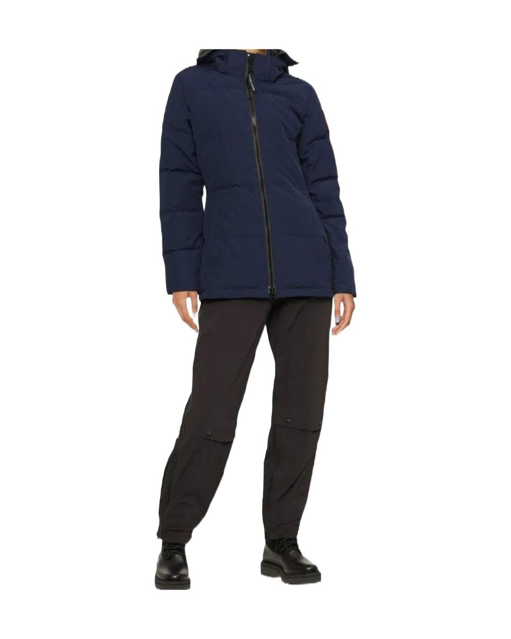 Canada Goose Blue Chelsea Front-Zip Hooded Parka