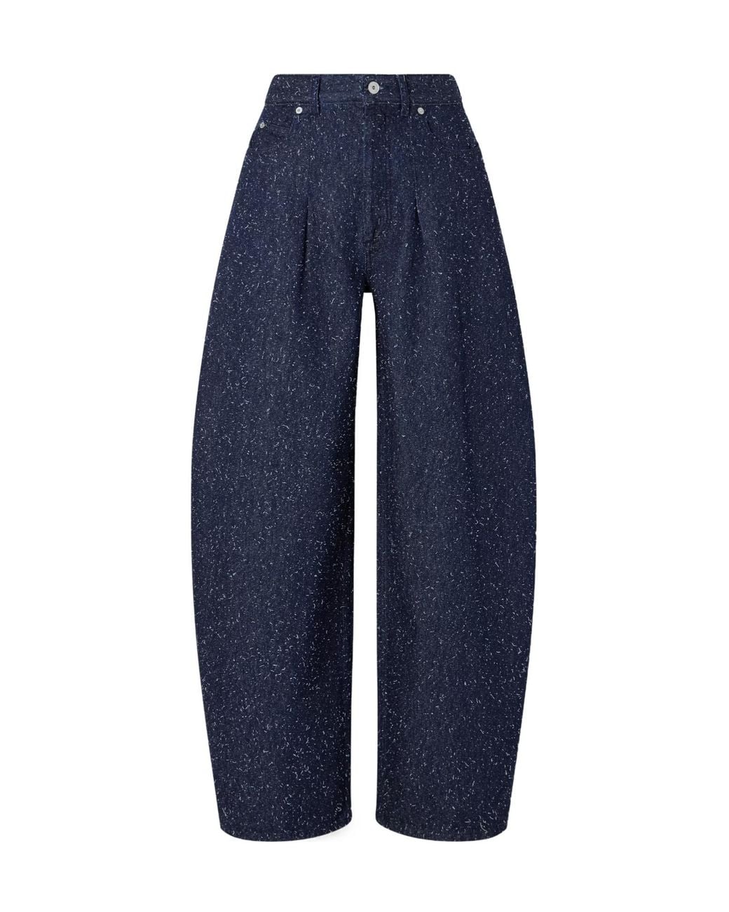 Jacquemus Blue High-Waisted Wide-Leg Jeans