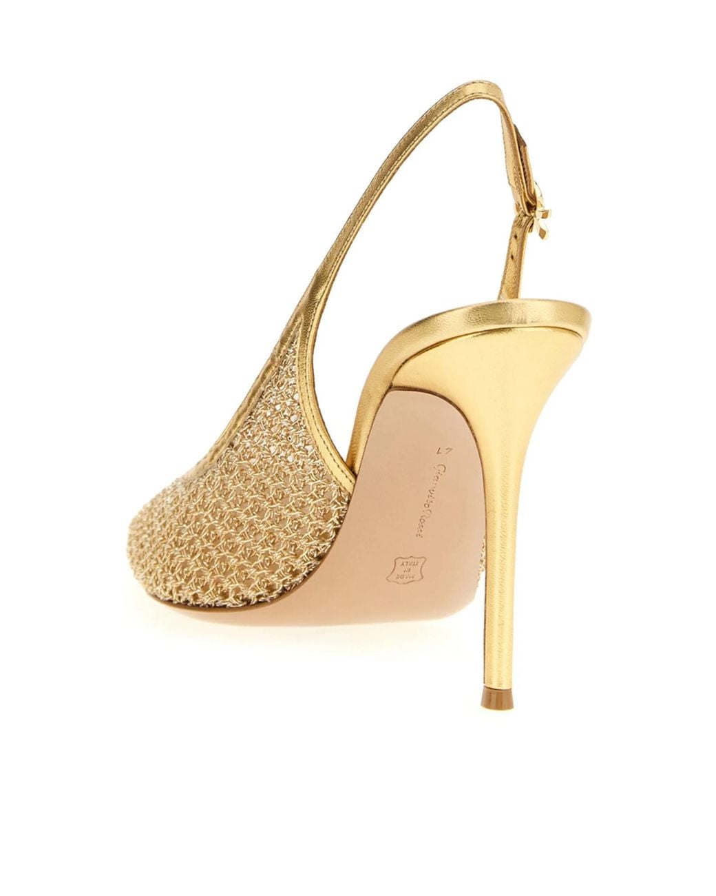 Gianvito Rossi Metallic 'Nikki' Slingback