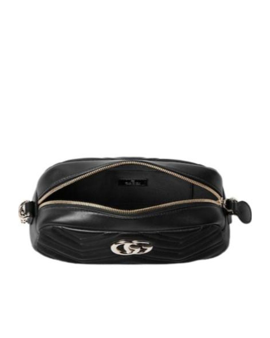 Gucci Black Gg Marmont Small Camera Bag