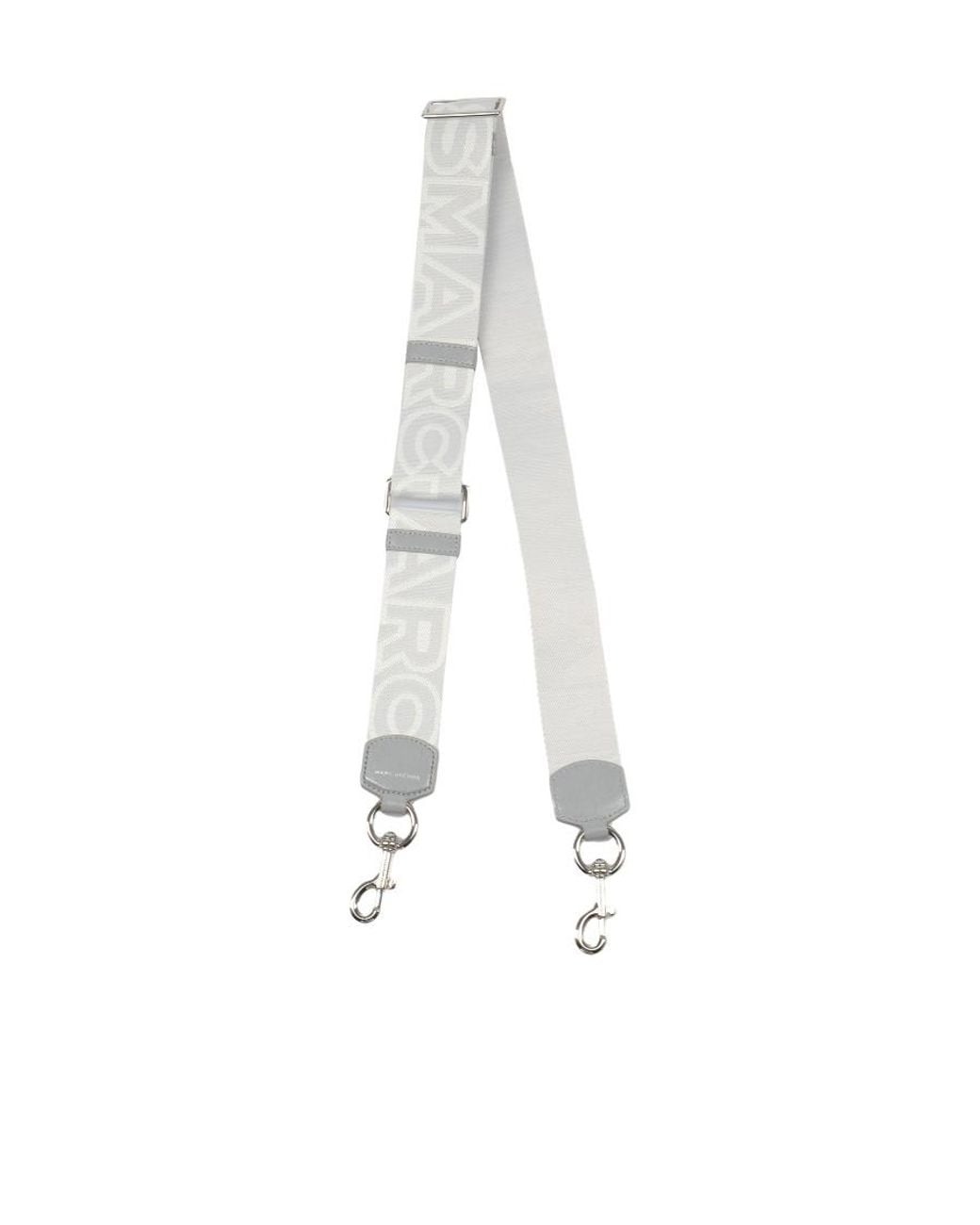 Marc Jacobs White Logo Detailed Bag Strap