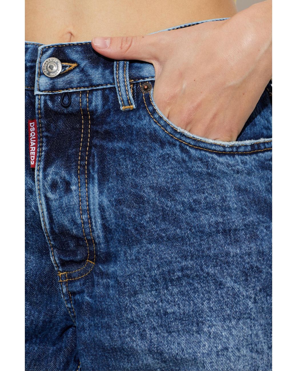 DSquared² Blue Boston Straight-Leg Jeans