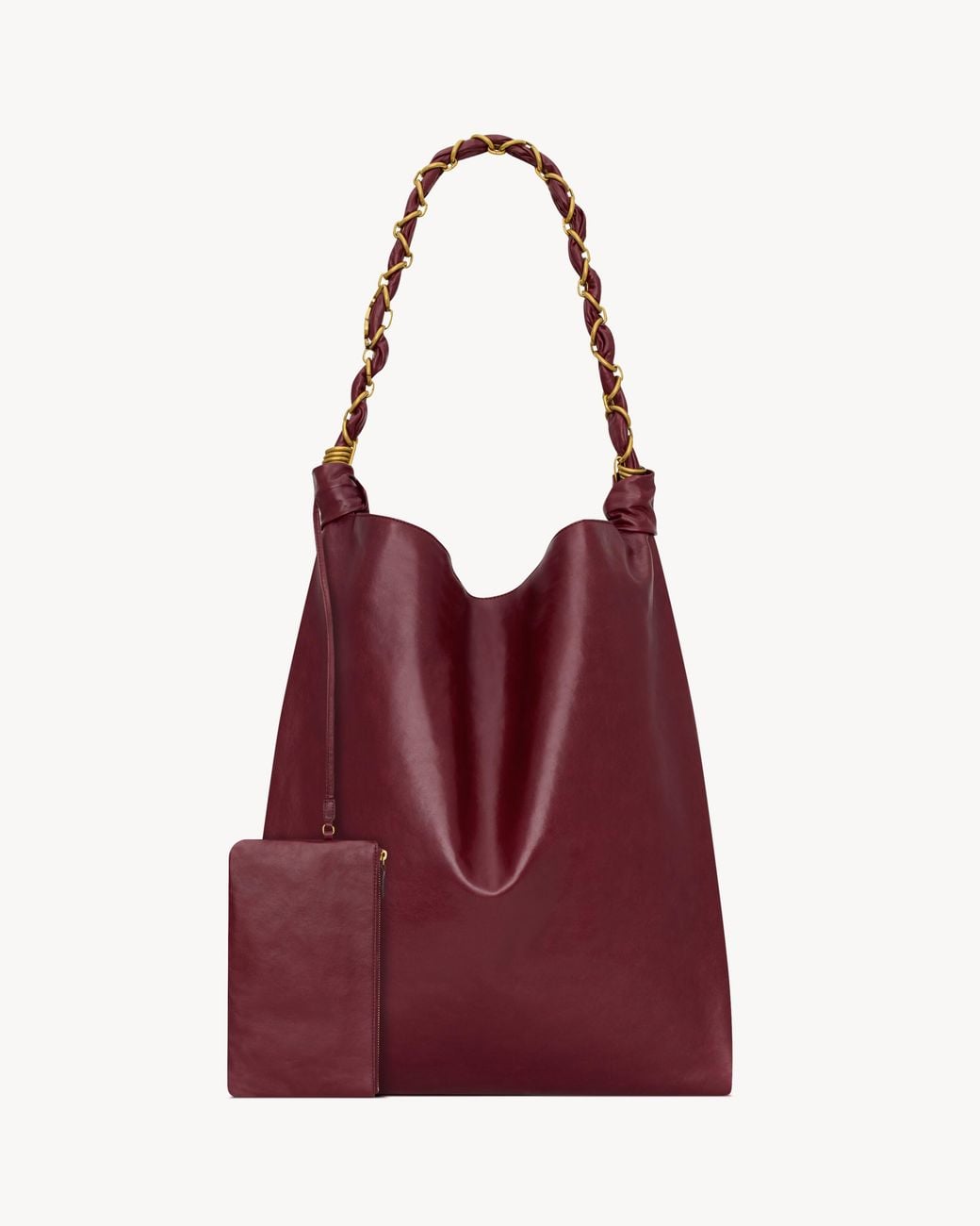 Saint Laurent Red Amalia Shoulder Bag
