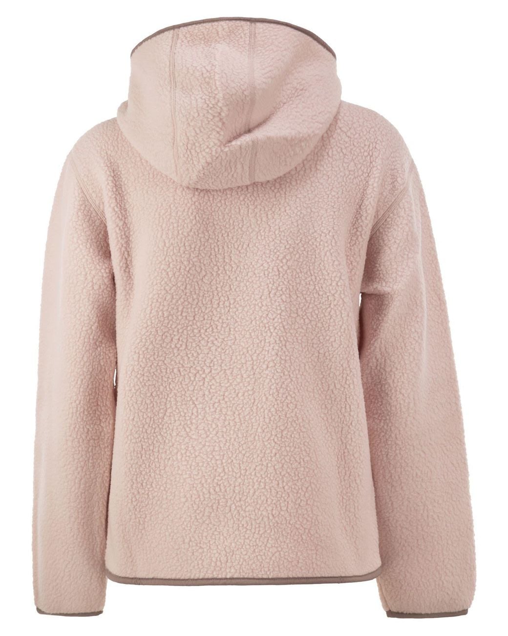 Patagonia Pink Teddy Fleece Hooded Jacket