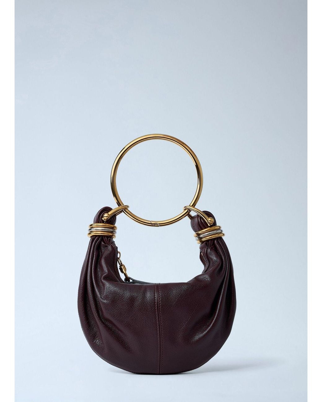 Chloé Black Chloé Bracelet Detailed Small Hobo Bag