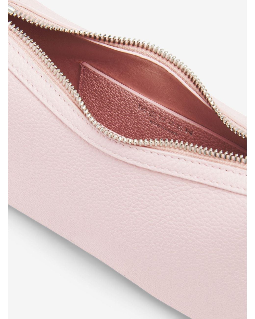 McQueen Pink アレキサンダーマックイーンのミニTバーポーチバッグ