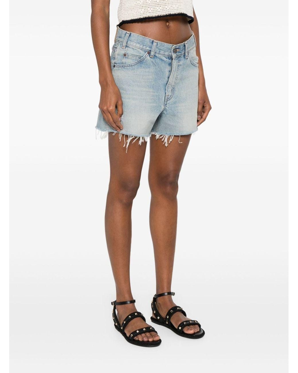 Céline Blue Skate Shorts
