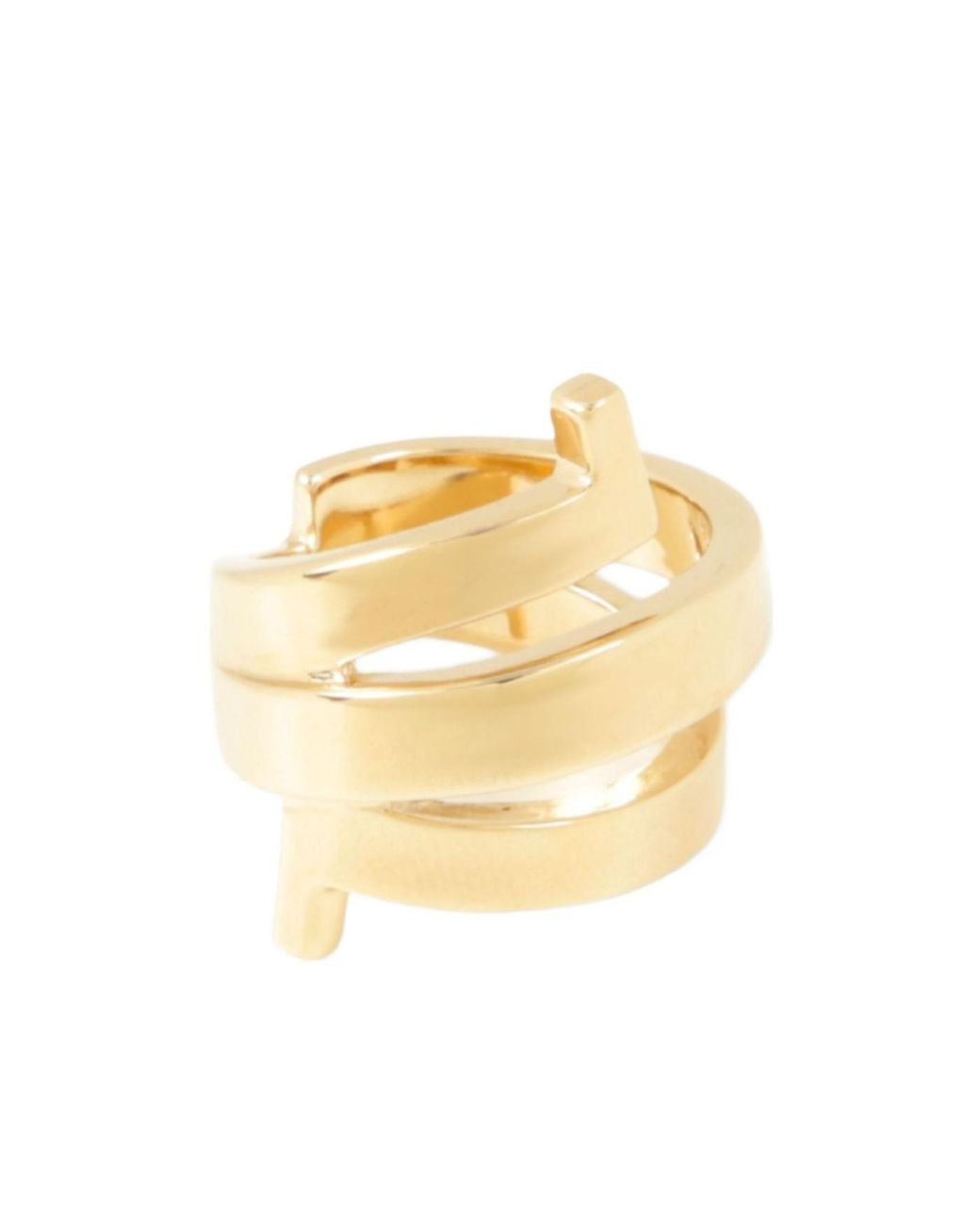 Ferragamo Natural Ferragamo Gancini Triple-Band Ring