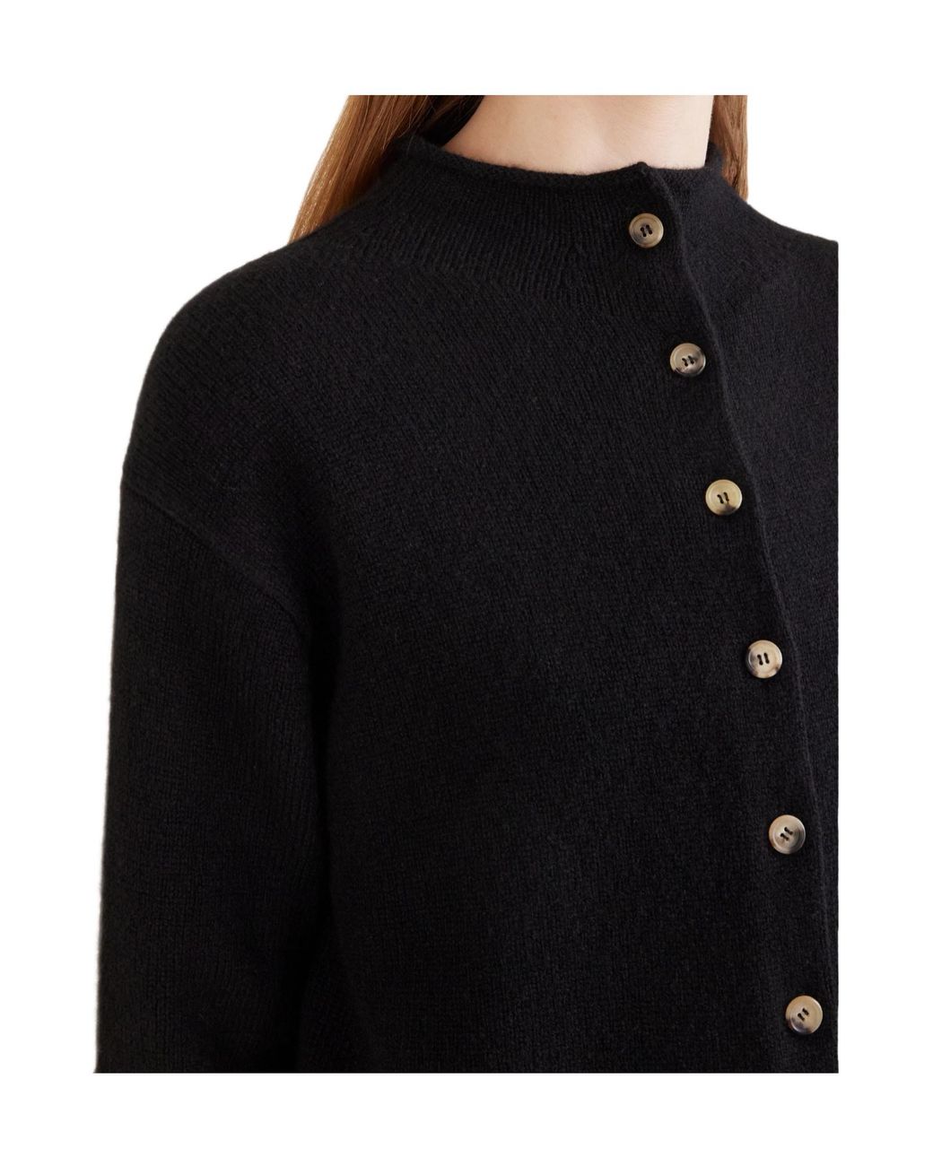 Khaite Black Blend Turtleneck Sweater