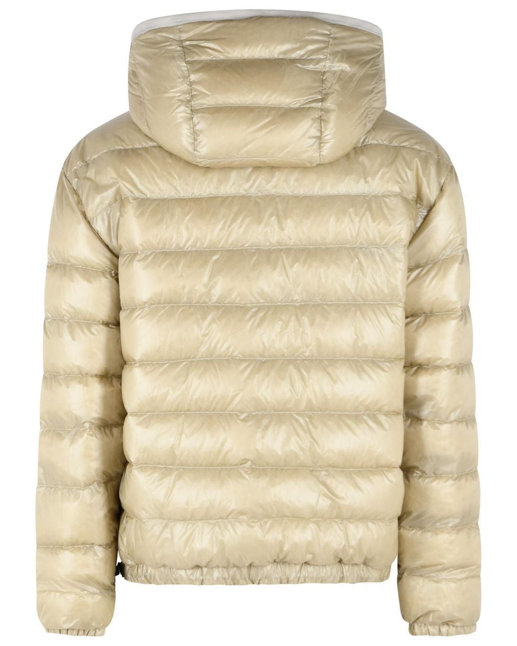 Moncler White Grenoble Berguns Reversible Down Jacket for men