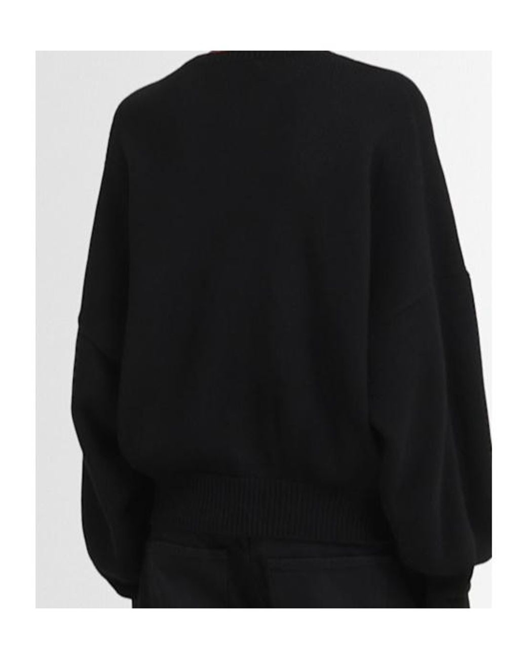 Khaite Black Wolfe Cashmere Knit Sweater
