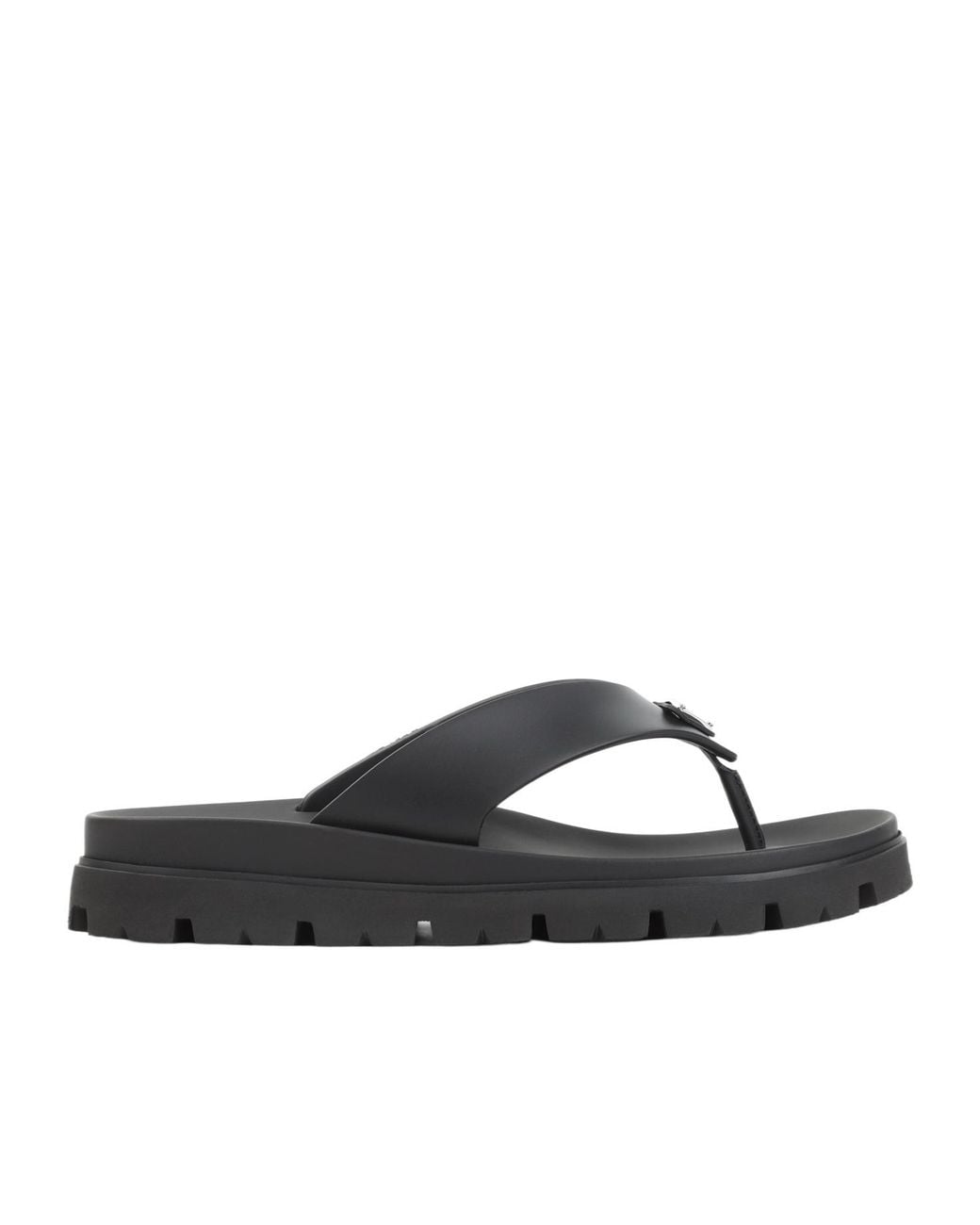 Prada Multicolor Soft Cage Logo Flip-Flops for men