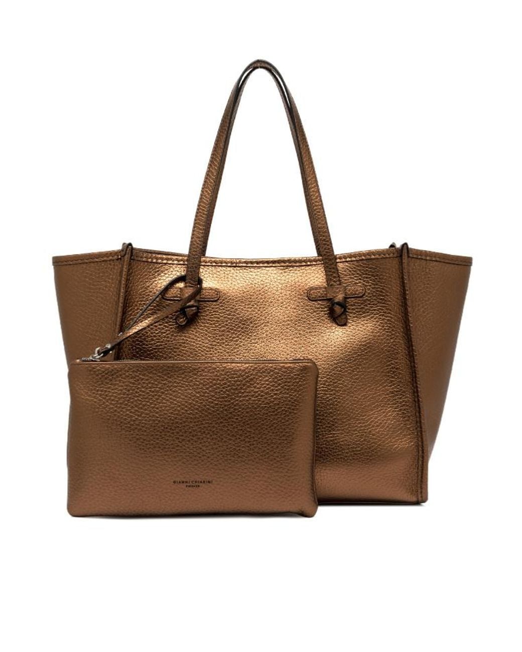 Gianni Chiarini Brown Marcella Top Handle Bag