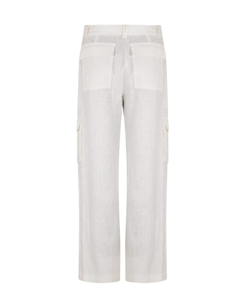 LoveShackFancy White Work Casual Pants