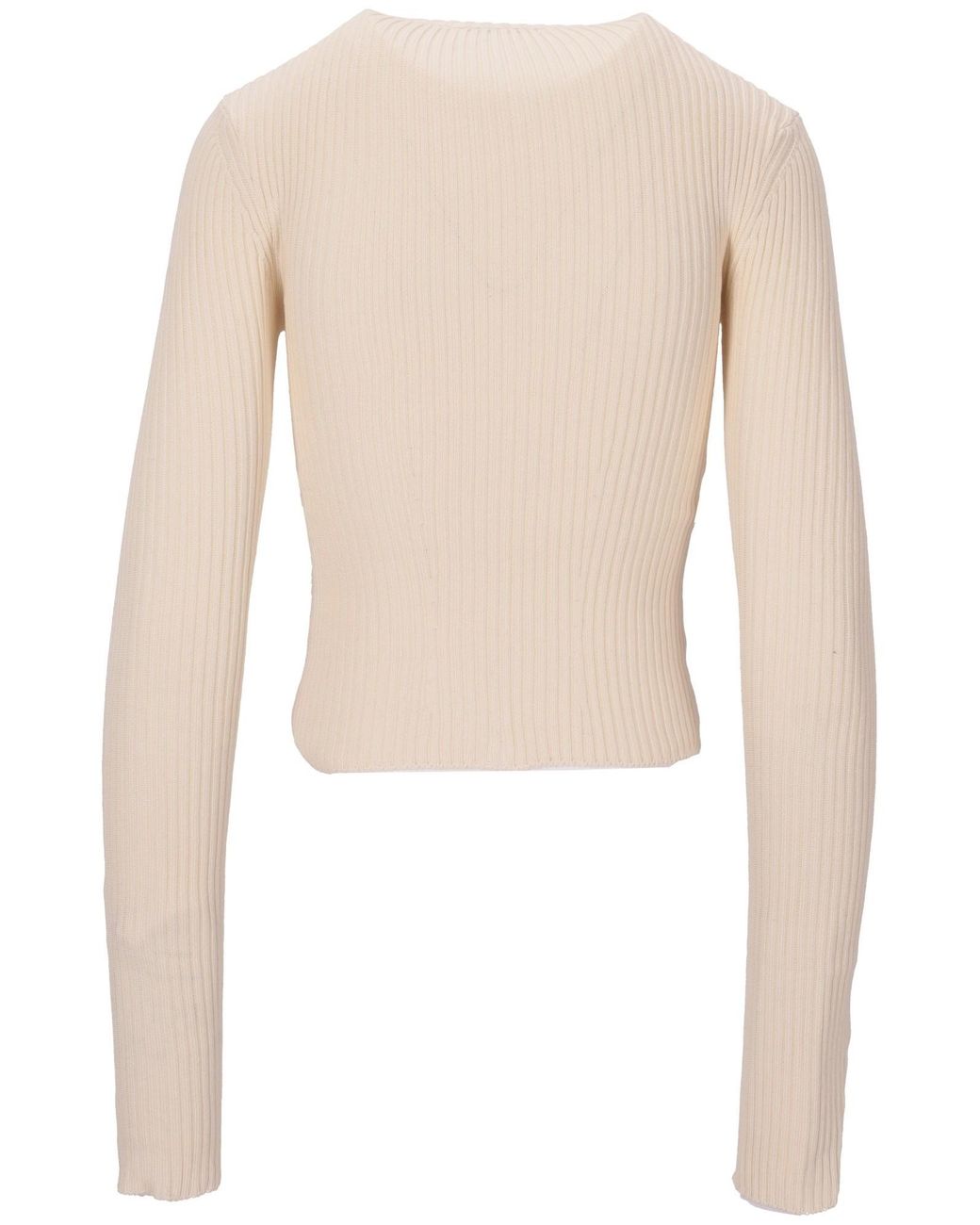Ann Demeulemeester White Terna Zip-Up Cardigan