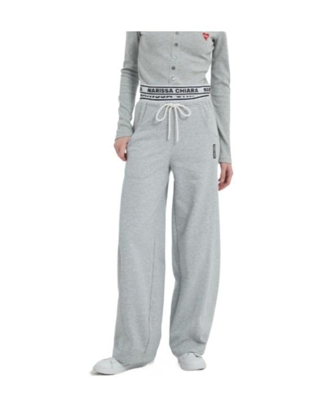 Marissa Chiara Gray Drawstring Sweatpants