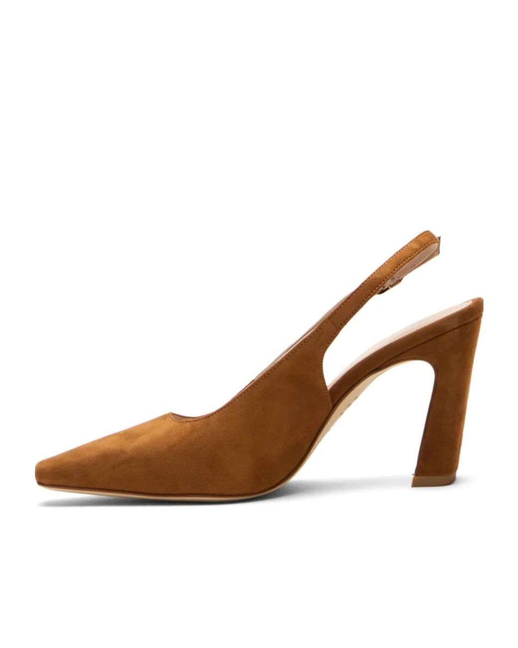 Stuart Weitzman Brown Stassi Slingback 85