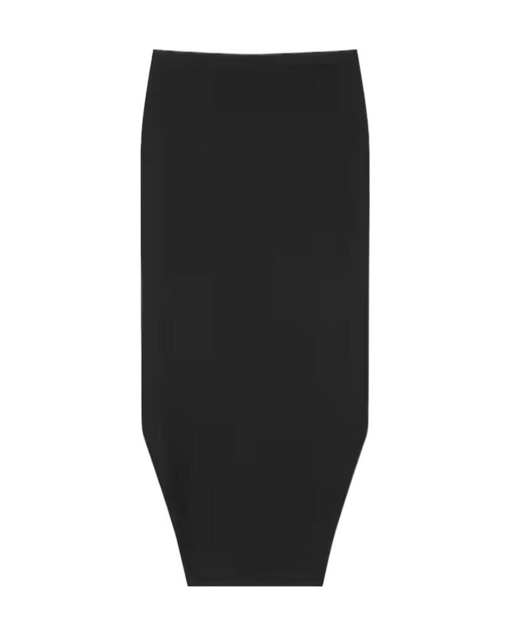 Givenchy Black Asymmetric Tailored Pencil Skirt
