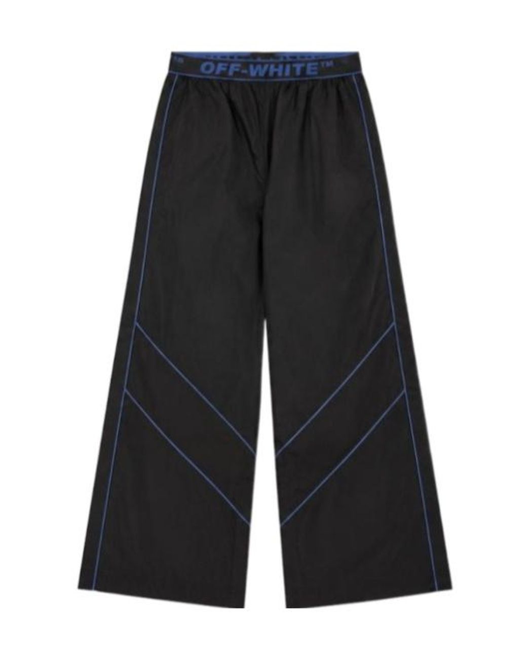 Off-White c/o Virgil Abloh Black Logoband Nylon Pants