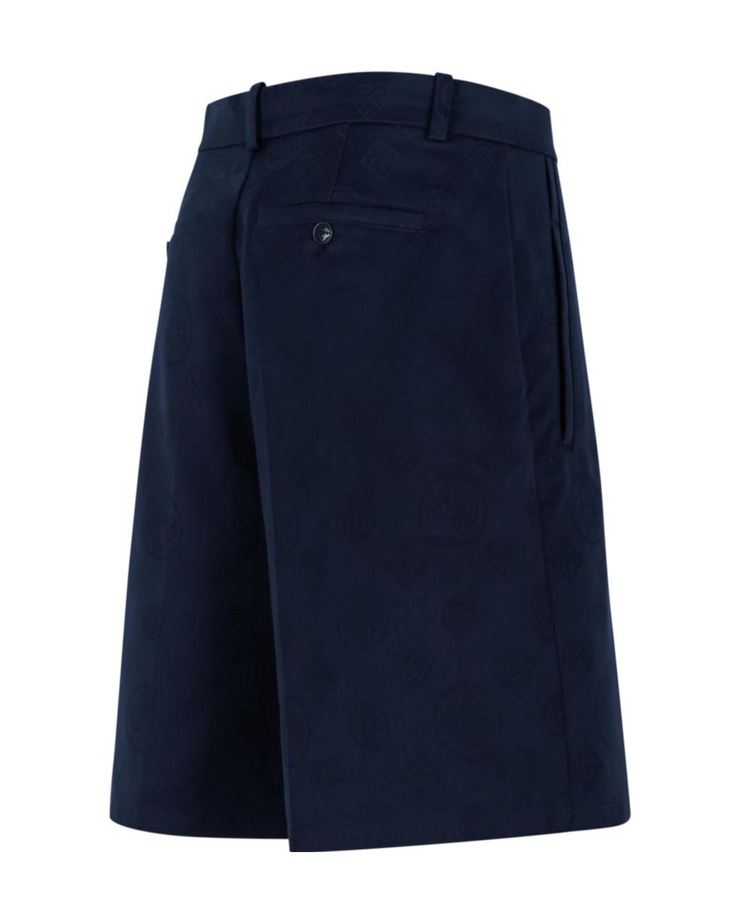 Casablanca Blue Letter-Patterned Shorts for men