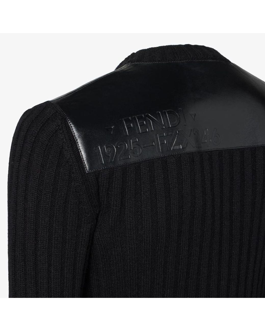 Fendi Black Wool And Cashmere Jumper for men