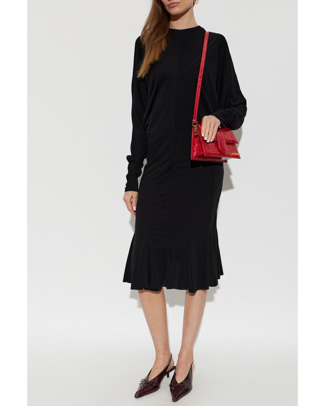 Jacquemus Black Losange Long Dress