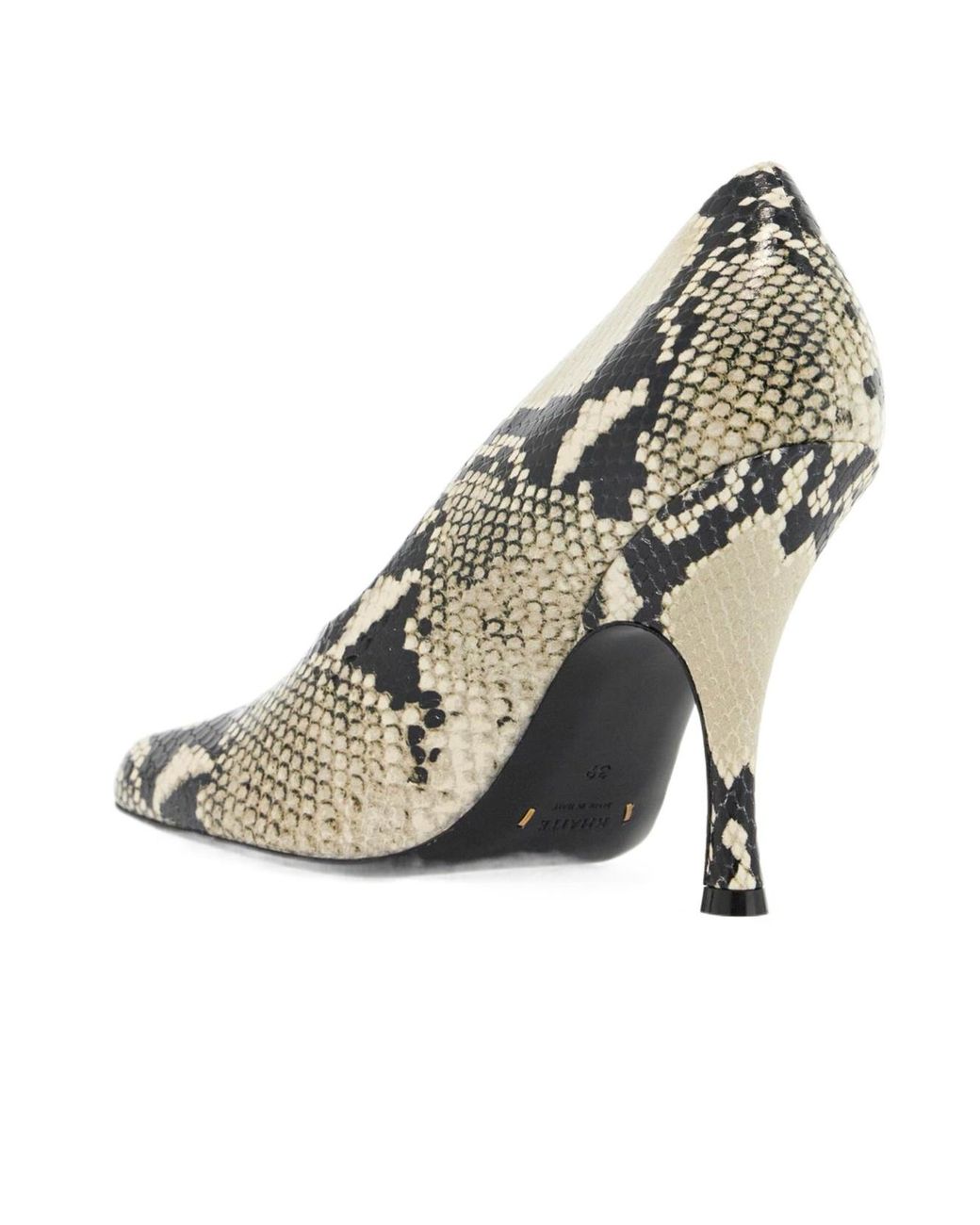 Khaite Metallic Printed Eva Pumps