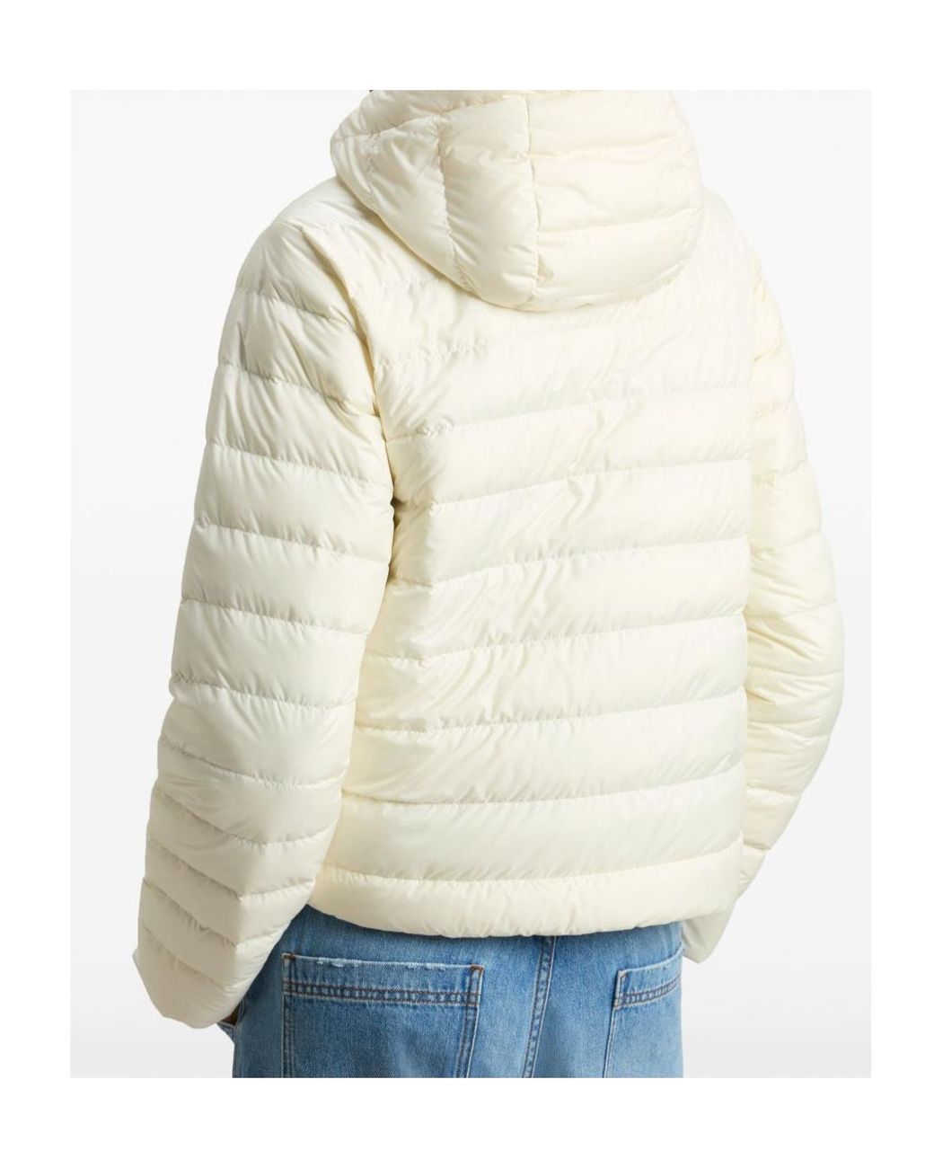 Woolrich Natural Nylon Short Down Jacket