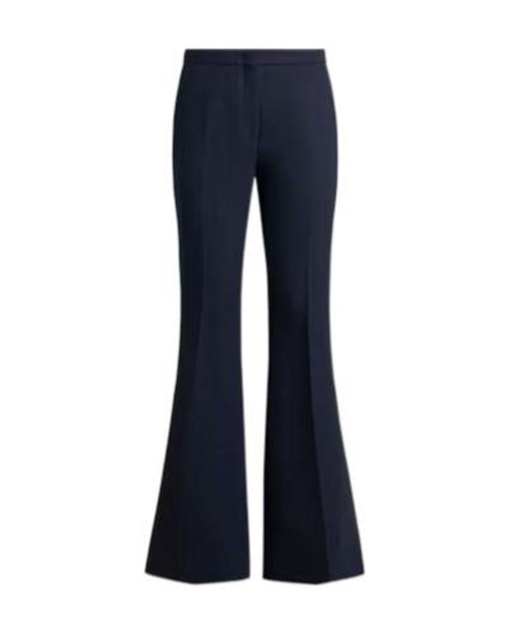 Etro Blue Flared Tricotine Trousers