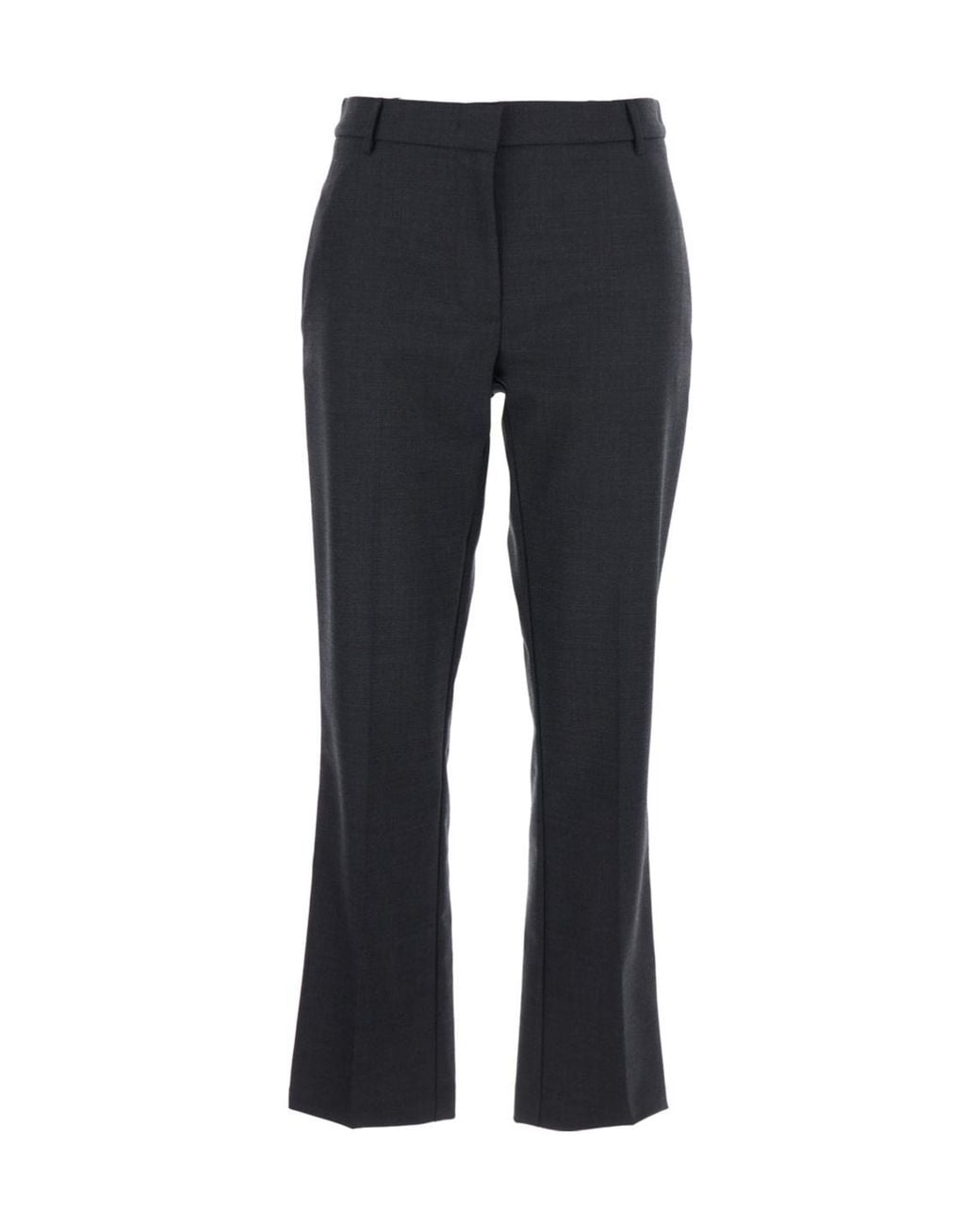 ..,merci Blue Belted Straight-Leg Pants