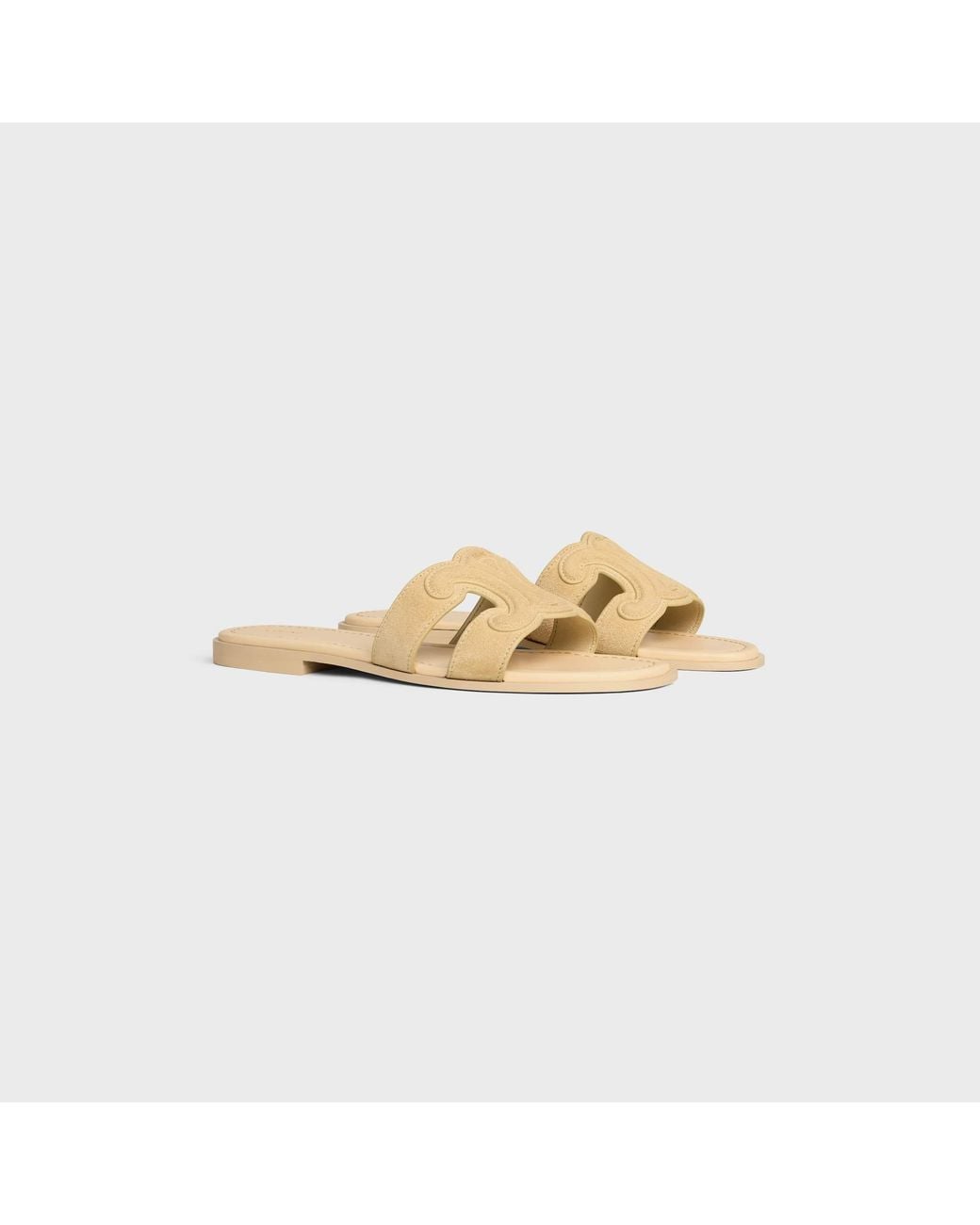 Céline Natural Marina Triomphe Mule