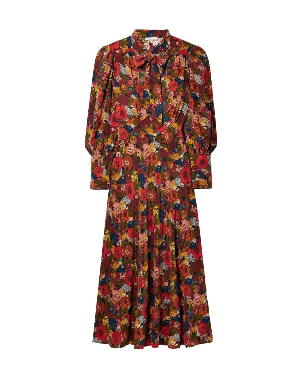 Doen Red Long Sleeve Dress