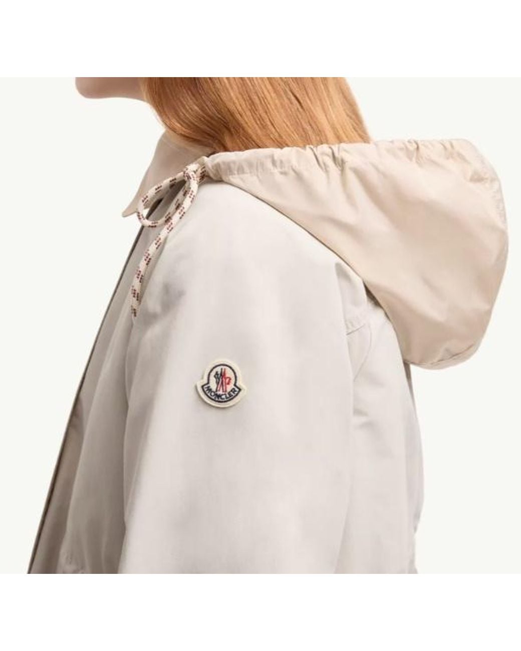 Moncler Natural Hooded Pocket Down Parka