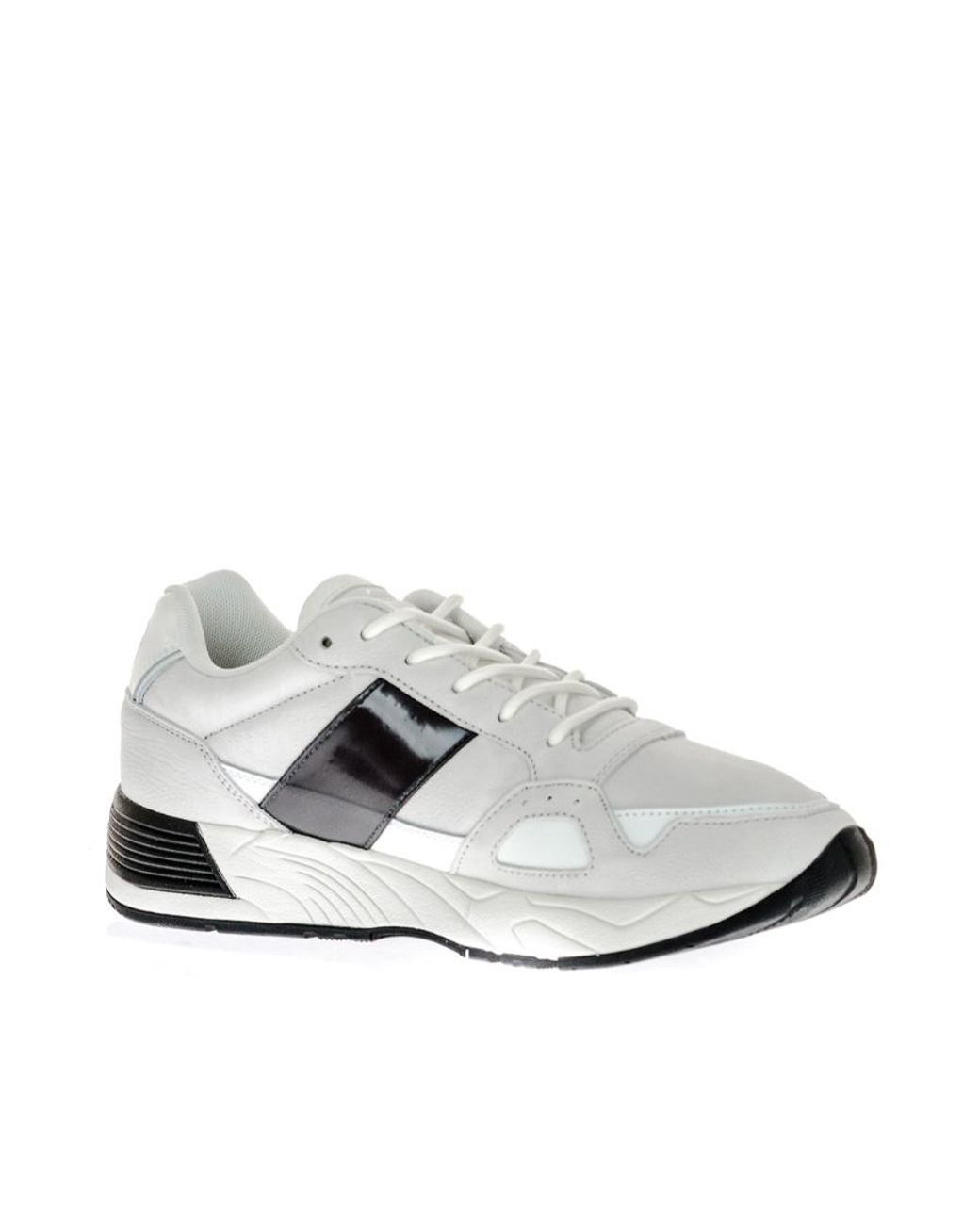 Emporio Armani White Logo Sports Shoes for men