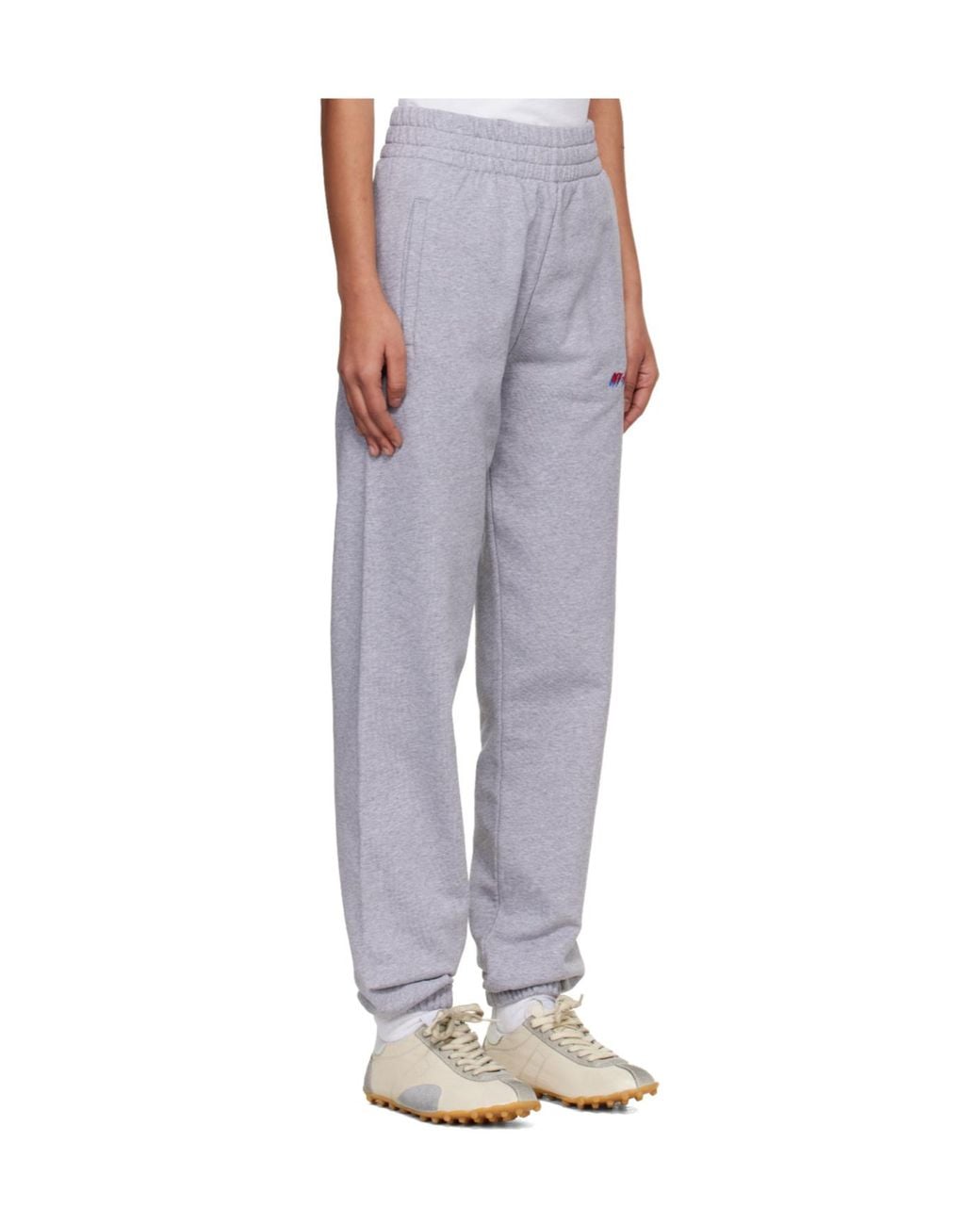 Off-White c/o Virgil Abloh Gray Shadow Logo Cuffed Joggers