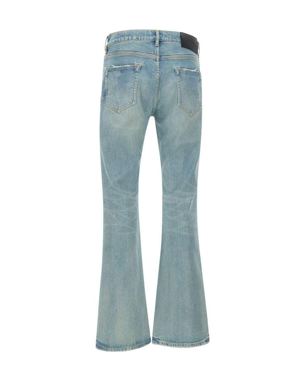 Purple Brand Blue Pinner Coated Vintage Denim Jeans for men