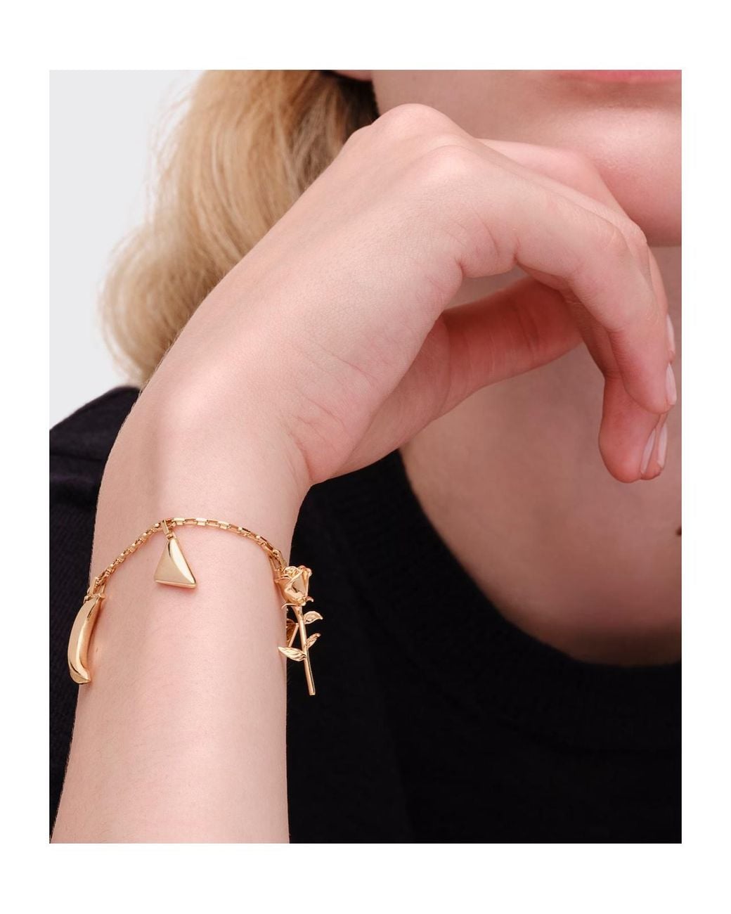 Prada White Eternal Pop Charms Bracelet