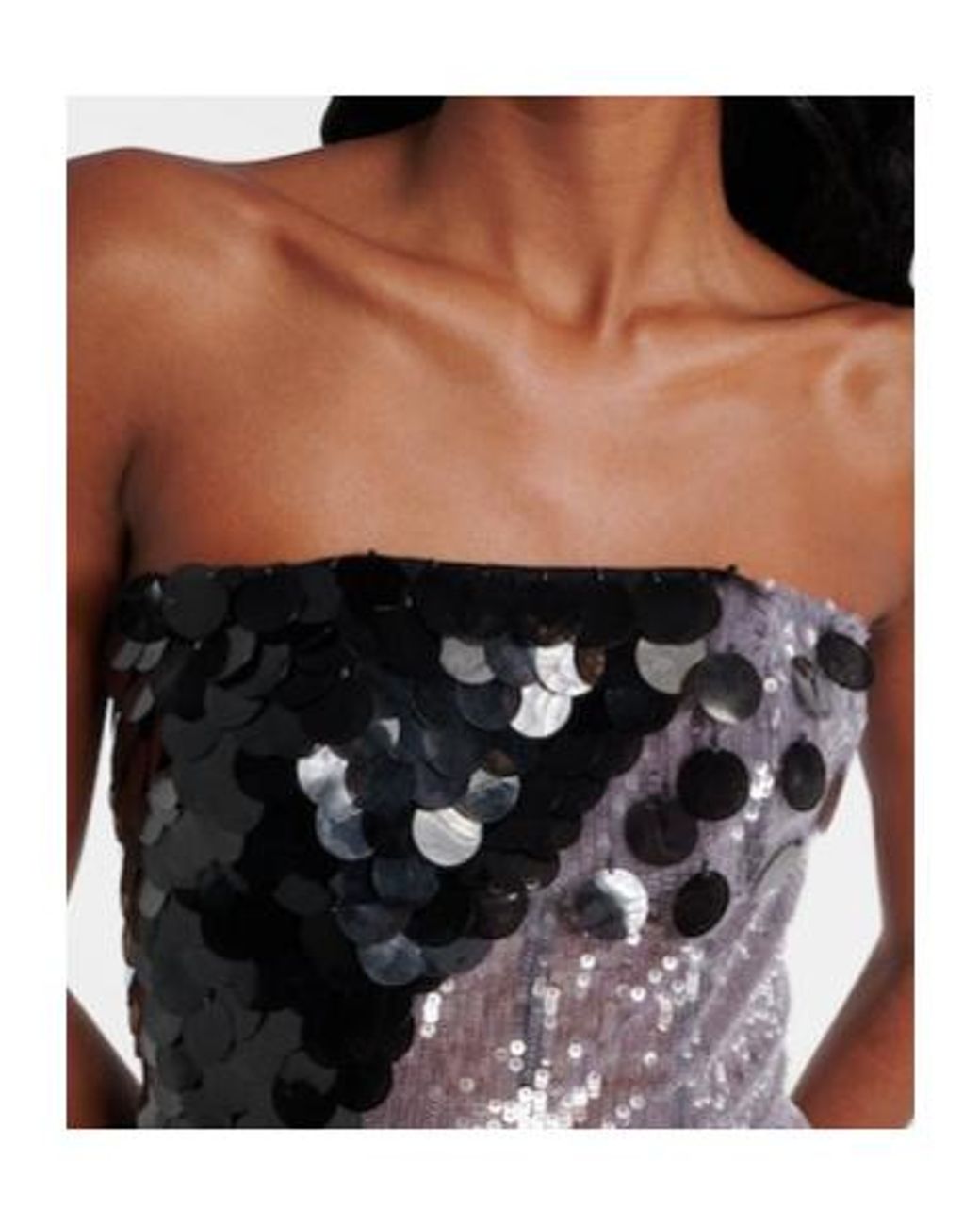 Nensi Dojaka Black Sequined Minidress
