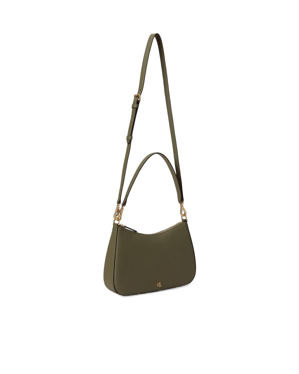 Ralph Lauren White Leather Shoulder Bag
