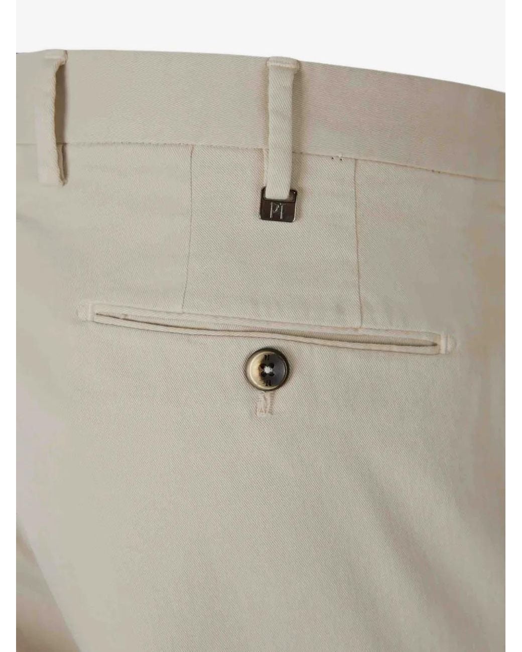Pt Pantaloni Natural Straight-Leg Trousers for men