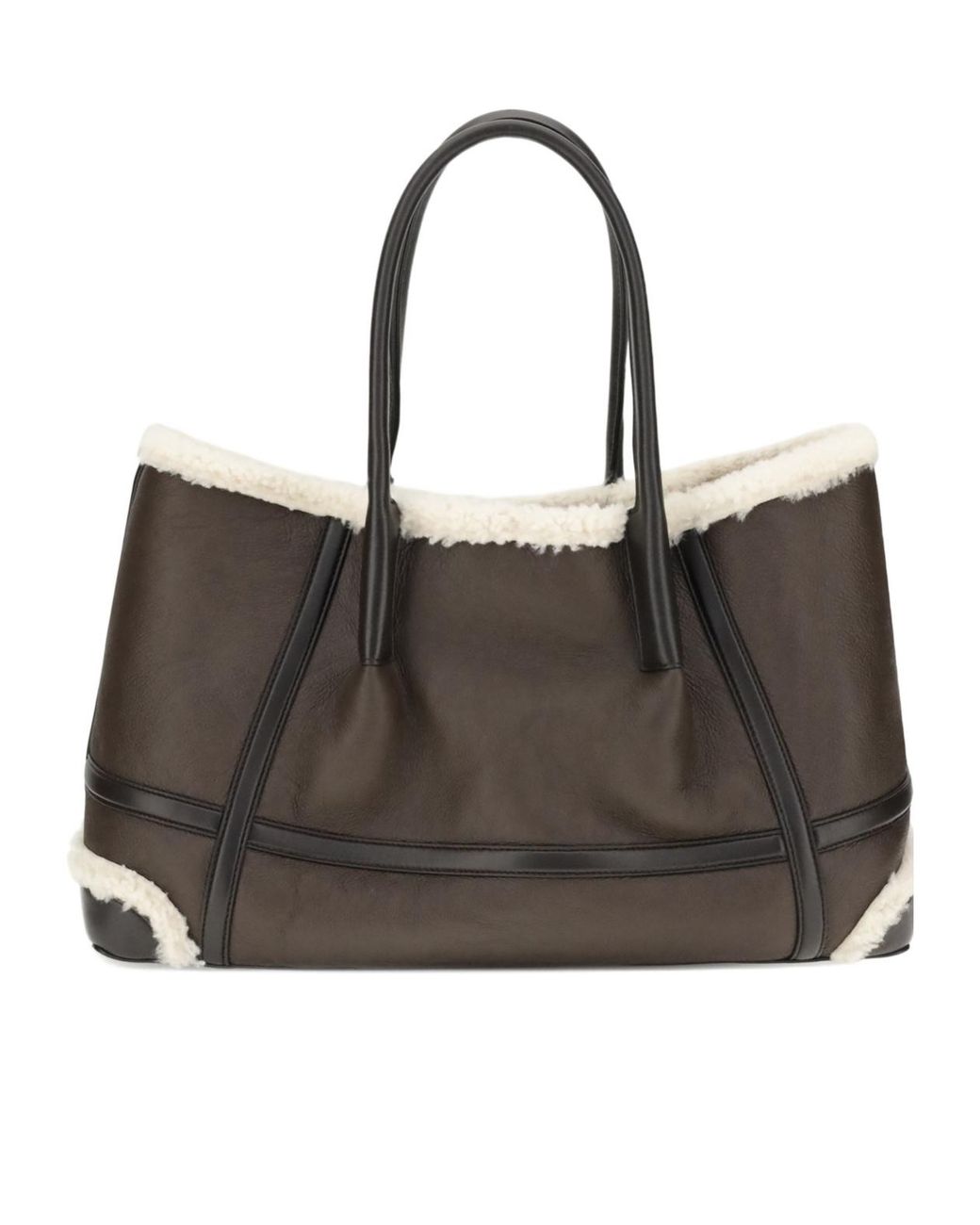 Bottega Veneta Black Double Handle Shoulder Bag
